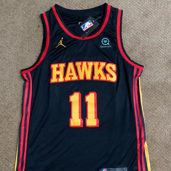 trae young blue jersey